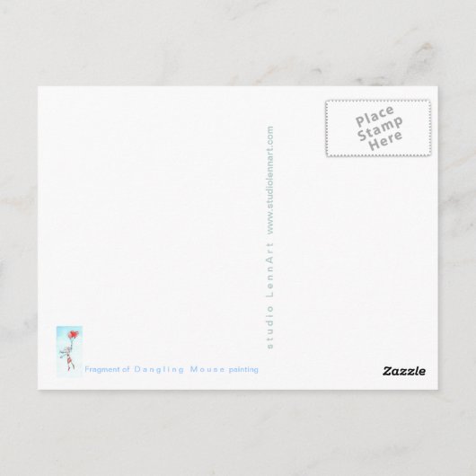 Balloons Postkarte (Rückseite)