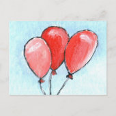 Balloons Postkarte (Vorderseite)