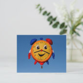 Balloons Shape Clock 6268 Postkarte (Stehend Vorderseite)