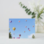Balloons Sky Balloon Festival Postkarte (Stehend Vorderseite)