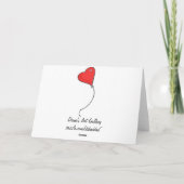 Balloons steigen karte (Rückseite)