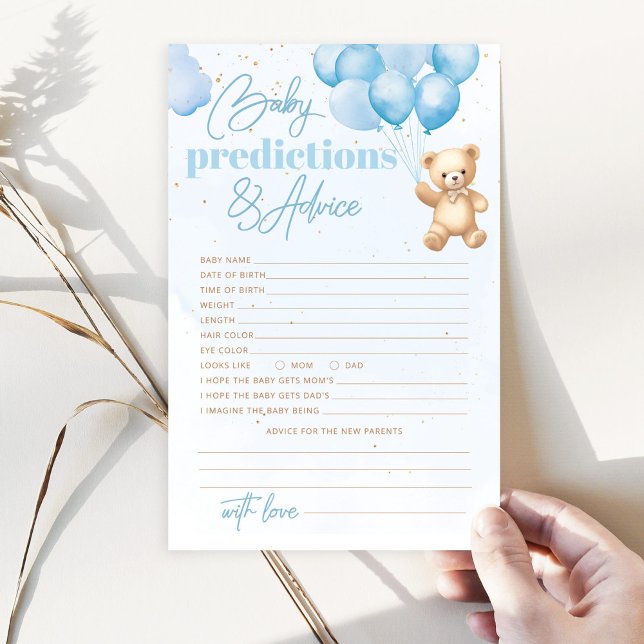 Balloons Teddy Bär Babyvorhersagen und Ratschläge (Von Creator hochgeladen)