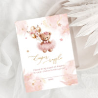 Balloons Teddy Bear Diaper Raffeln Tickets