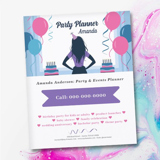Balloons & Twists - Partyplaner Flyer