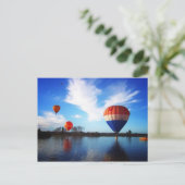 Balloons über Henley Lake Postkarte (Stehend Vorderseite)