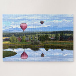 Balloons über Pagosa Springs Golfplatz, Colorado Puzzle