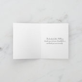 Balloons und Rainbow-Beileid Danke-Card Karte (Innenseite)