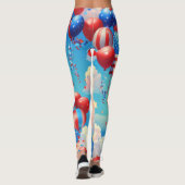 Balloons und Sterne Leggings (Rückseite)
