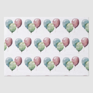 Balloons und Sterne Seidenpapier