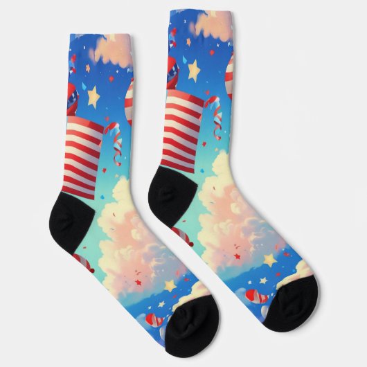 Balloons und Sterne Socken (Rechts)