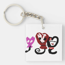 Balloons Valentine Schlüsselanhänger