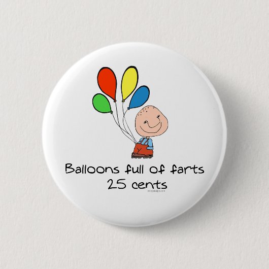 Balloons voller Furzen Button (Vorderseite)