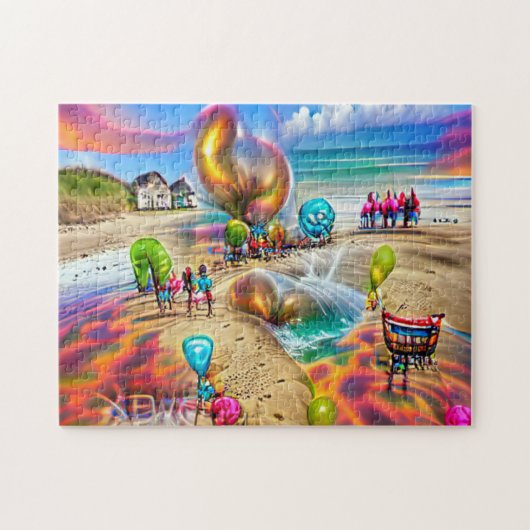 Balloons Willkommen Zuhause Jigsaw Puzzle (Horizontal)