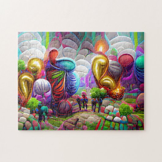 Balloons Willkommen Zuhause Jigsaw Puzzle (Horizontal)
