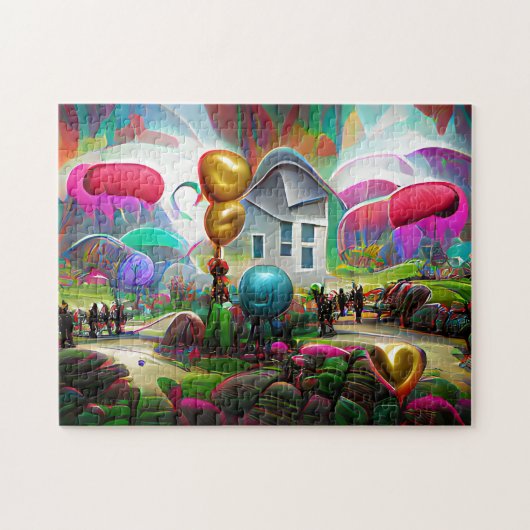 Balloons Willkommen Zuhause Jigsaw Puzzle (Horizontal)