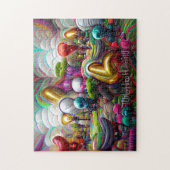 Balloons Willkommen Zuhause Jigsaw Puzzle (Vertikal)