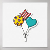 Balloonsticker Poster (Vorne)