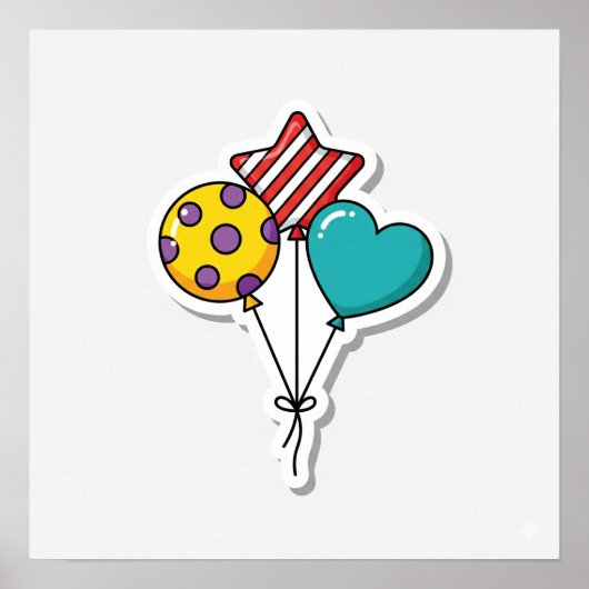 Balloonsticker Poster (Vorne)
