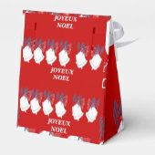 Ballotins Geschenk Fröhliche Glocken Weihnachten R Geschenkschachtel (Rückseite)
