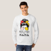 BallPark Mama Baseball Softball Mother Day Mama T-Shirt (Vorne ganz)
