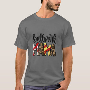 Ballpark Mama Mama Baseball Softball Muttertag T-Shirt