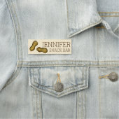 Ballpark Peanuts Roastnuts Snack Bar Food Namensschild (Beispiel)