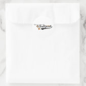 Ballpark Runder Aufkleber (Tasche)