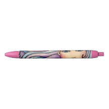 Ballpoint Lady Violet Blue_. &