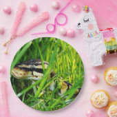 Ballpythonschlange in grass.png pappteller (Party)