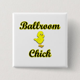 Ballroom Chick Button