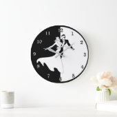Ballroom Couple Große Wanduhr (Zuhause)