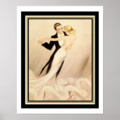 "Ballroom Dance" 16 x 20 Art Deco Print Poster (Vorne)