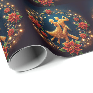Ballroom Dance Couple Christmas Geschenkpapier