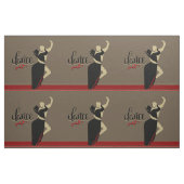 Ballroom Dance Couple Tan Black 9" Stoff (Fat Quarter (45,7 x 55,9 cm))