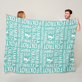 Ballroom Dance Fleece Blanket