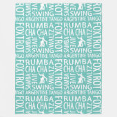 Ballroom Dance Fleece Blanket (Vorderseite)