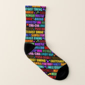 Ballroom Dance Styles Mod Colorful Socks Socken (Rechts - Außen)