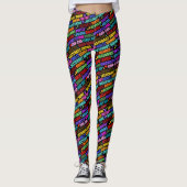Ballroom Dance | Tanzstile | Farbdruck Leggings (Vorderseite)