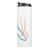 Ballroom Dance Travel Mug Thermosbecher (Nach rechts gedreht)