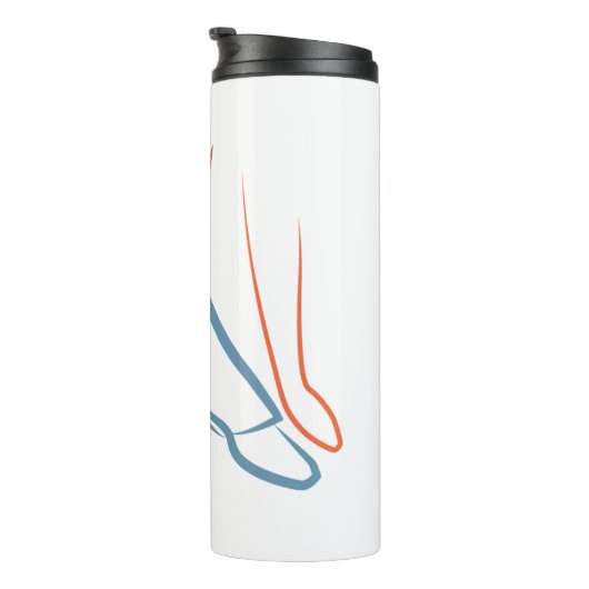 Ballroom Dance Travel Mug Thermosbecher (Nach rechts gedreht)