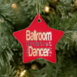 Ballroom Dancer Extraordinaire Keramik Ornament