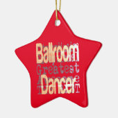 Ballroom Dancer Extraordinaire Keramik Ornament (Links)