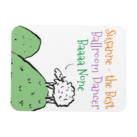 Ballroom Dancer Magnet (Horizontal)