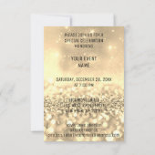 Ballroom Dancer Piruette Foxier Titanium Ivory Einladung (Rückseite)