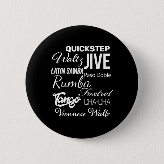 Ballroom Dancer Pun-Geschenk Button (Vorderseite)