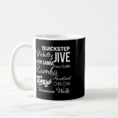 Ballroom Dancer Pun-Geschenk Kaffeetasse (Links)