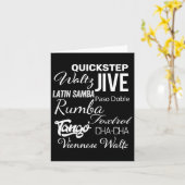 Ballroom Dancer Pun-Geschenk Karte (Gelbe Blume)