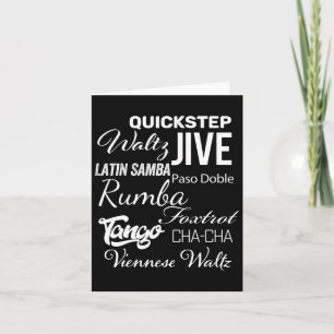 Ballroom Dancer Pun-Geschenk Karte