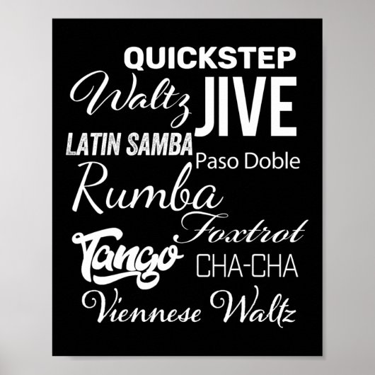 Ballroom Dancer Pun-Geschenk Poster (Vorne)