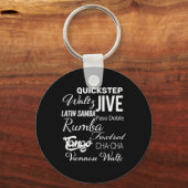 Ballroom Dancer Pun-Geschenk Schlüsselanhänger (Vorderseite)